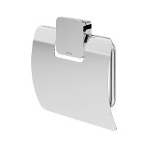 Toilettenpapierhalter Mit Deckel Topaz - Klopapierhalter Zum Bohren, Chrom - Geesa