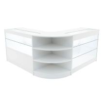 Calliope Led Shop Counter Set K1200, C1200 & Lm60 - White