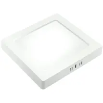 Matel - Downlight Led Surface Carrée (18w 4000k 1980lm) Ip20 21,4x21,4cm Couleur Blanc