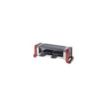 Service À Raclette / Gril /pierre - 350w - 2 Poêlons - 2 Spatules - Rouge - Kitchenchef
