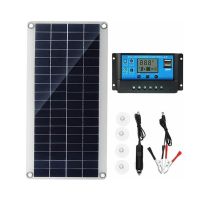 Costjj - 300 W 12 V Solarpanel, Solarpanel-set, Batterieladegerät-set Mit 20 A Solarladeregler Für Wohnmobil, Yacht, Outdoor, Garten, Beleuchtung