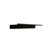 Mensola da doccia nera 45 cm in acciaio – Semplice rettangolare – Fissaggio a vite – 5 anni di garanzia – BOX & BEYOND