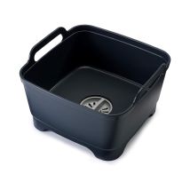 Joseph Joseph Wash&drain Bacinella Per Lavare I Piatti Con Maniglie E Tappo Di Scarico, 9 Litri - Grigio