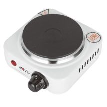 Muvip Elektroherd 1 Platte 500w - 5 Leistungsstufen - Thermostat Mit Sicherheitssystem