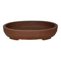 Vaso Per Bonsai Ovale In Gres 73,5x53,5x12 Cm - Bl14