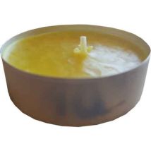 Bougie citronnelle – Répulsif pour insectes – Jaune – 36 mm Ø – 4 heures – Pack de 25 – Lapillo