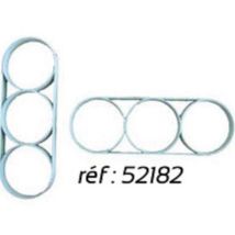 EUR OHM – Wall-mounted Recessed Box – Triple Distance Spacing 71mm – Horizontal/Vertical Installation