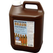 BurtEx Holzlasur 5 l – Braun – Wasserabweisend – Ergiebigkeit ca. 8-10 m²/l – WGK 1, schwach wassergefährdend
