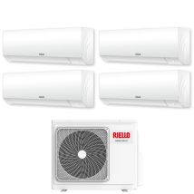 Riello - Cuatro Split Inverter Aire Acondicionado Aaria Plus Serie 9+9+12 Con Aaria Multi 485 P R-32 Wi-fi Opcional 9000+9000+12000