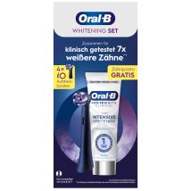 Oral-b Io Radiant White Schwarz 4er + Oral-b 3d White Clinical Kühle Minze Special Pack Aufsteckbürsten