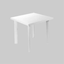 Tavolo Componibile Rettangolare 'fiocco' Cm 80x75x72h - Col. Bianco Pro Garden