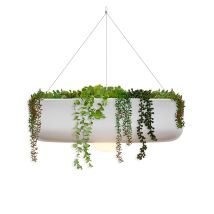 Licht-trend - Elba Lámpara Colgante De 59 Cm Con Cálida Luz Led Y Batería Recargable. Fabricada En España