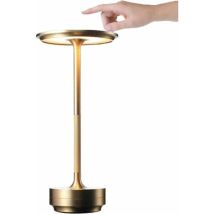 Lampada Da Tavolo Metallica Senza Fili, A Forma Di I, Ricaricabile, Impermeabile, Con Controllo Touch, Luci Decorative A Led Per Ristoranti E Bar.