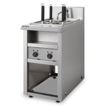 Vertes Cuiseur À Pâtes Inox Sur Pied 2x1700w 2x8l 4 Paniers