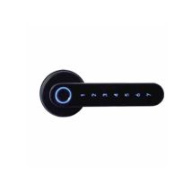 Verrou à bouton – Poignée Digitale Tactile Noire – Longueur du cylindre, Nombre de clé(s), Épaisseur de porte max, Niveau de sécurité, Caractéristique