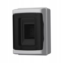 Aufputz-verteilerkasten, Schutzart Ip65, 2-modul, Transparente Tür, 940,02 M-l 1x2