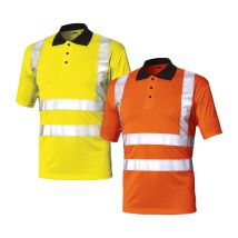 Starter - Polo De Trabajo De Alta Visibilidad Industrial Polo Basic Av 08184 - L - Naranja