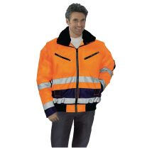 Giubbotto Pilota Alta Visibilità Taglia Xxl Arancio / Marino Prevent