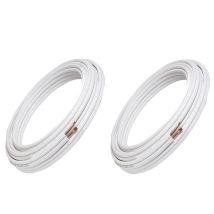 Kit Couple Tuyaux Cuivre Climatiseur Conditionneur 5 Mètres De 1/4 + 3/8 Diamètre 0,8mm