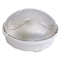 Lámpara De Techo 'tonda' Con Carcasa Opalina - Luz Natural