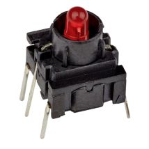 Mec 3fth980 Multimec 3f Series Interruttore 24 V 50 Ma Momentaneo Rosso (l X L X A) 10 X 10 X 10.40 Mm Ip67 1 Pz.