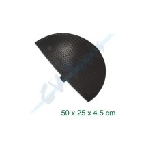 Reductor extremo caucho 25x50x4.5cm – Barrera de construcción
