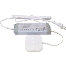 Convertitore led 230V 24V 75W 154mm – 3 prese interne – multipresa a 6 o 12 uscite – L&S