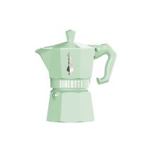 Cafetera Italiana Bialetti Moka Exclusive Green 3t Verde Aluminio 3 Tazas