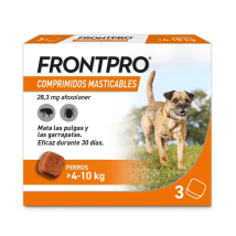 Frontpro Comp.masticables 4-10 Kg. 3 Pastillas