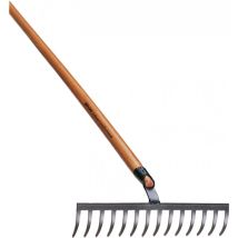 Rastrello Rex – Denti 14 – Manico in Legno di Frasquoio – Giardinaggio