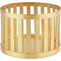 Aps - Plus Cesta/soporte, Dorado, Altura 105 Mm, Ø 150 Mm