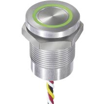 Botón Pulsador Apem Cpb2110000kgss Led Bicolor 24 V 0,2 A