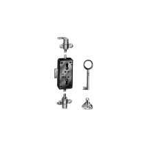 Crémone Nr. 7041 – Serratura a stelo reclinabile Bianco – 15 mm spina, 20 mm D2, 8 x 6 mm barba chiave – JUNIE