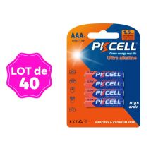 Lote De 40 Pilas Aaa Lr03 Ultra Alcalinas Pkcell 1.5 V