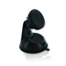 Supporto per smartphone a ventosa con magnete – nero – Orientabile 360° – MOOOV