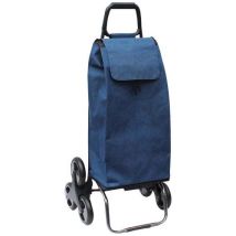 Carrito De Mercado Sidebag Azul Capacidad 55 Litros