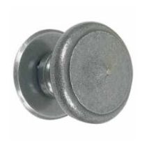 Bouvet - Knopf 47 Fixiert Auf Voller Rosette - Eisen Patiniert Zementiert - 7891