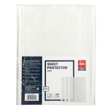 Deli C.100 Fundas Multitaladro Pp Cristal 35 Micras A4