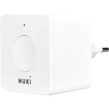 Nuki – Zentrale Bridge 220649 in Weiß – Smart Lock 2.0/3.0 kompatibel – WLAN-Steuerung – bis zu 200 virtuelle Schlüssel
