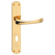 Maniglia Capri 8/90 OLV – lega di zama – oro lucido – Frosio Bortolo