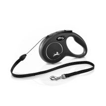 Flexi – Retractable Dog Lead 5m – Maximum Weight 12kg – Reflective Components – Comfortable Braking System