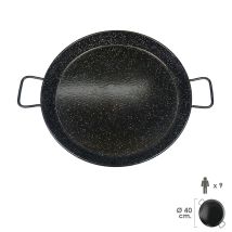 Garcima - Emaillierte, Valencianische Paellapfanne 9 Personen / 40 Cm.