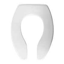 Asiento Wc Bemis Spot Hygiene Irrompible Sin Tapa, Blanco