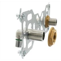 Quick Plomberie - Kit De Fijación Para Grifo De Ducha O Baño Engarzado En Latón M 20 X 27 Por Tubo