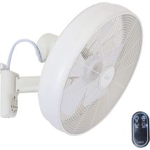 Lucci Air Wandventilator Breeze, Fernbedienung, Weiß