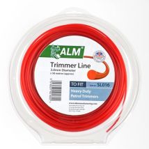 Sl016 Heavy-duty Petrol Trimmer Line 3mm X 58m Alm Sl016