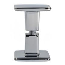 Coppia Pomelli Box Doccia Cromati Square Minimal 39x55 Mm