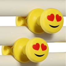 Multipack 2 Pezzi Pika' Appendini Per Termoarredo Universali Happy Con Cuore Love