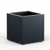 Fioriera Cubo "planter Cube 50" In Metallo 50x50x50cm Antracite