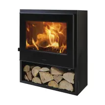 Stufa A Legna Panadero "borneo-s 5" Antracite 6,8 Kw